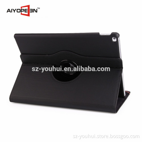 wholesale leather PU tablet case for iPad Pro 360 degree rotating With Auto Sleep